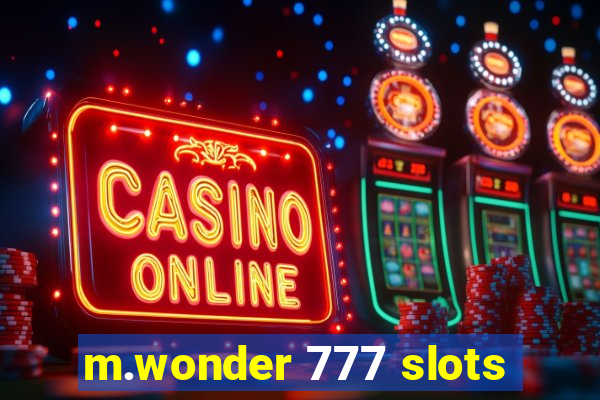 m.wonder 777 slots